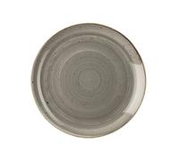 Churchill Stonecast Piatto Piano, Porcellana, Pepper Grey Grigio 29x2x29 Cm