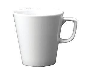 Churchill vetrificata W002 Plain Ware tazza da caffè latte, bianco (confezione da 12)