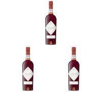 Churchill's Port Tawny 10yo - Vino Porto Rosso Fruttato e Speziato, 19.5%, Bottiglia in Vetro da 75cl (Confezione da 3)