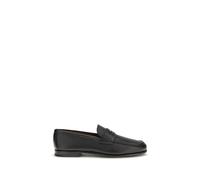 Church's Black Calf Leather Bos Taurus Slip-On Loafers - EU41/US8