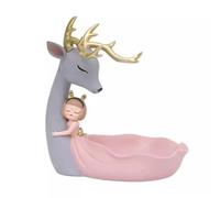 CHURICH-E Ornamenti, Ornamento Porta-Chiavi for Ingresso, Decorazione for la casa, Soggiorno, Camera da Letto, mensola scrivania, Decorazione della Casa(Gray)