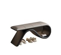 CHURICH-E Scarpiera, Sgabello for cambiare le scarpe - Uno sgabello semplice ed elegante for indossare, sia for la casa che for lo shopping,Panca d'ingresso(Black,140cm)