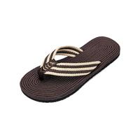 CHURICH-E Slides, infradito traspiranti da uomo - sandali leggeri da spiaggia per passeggiate estive all'aria aperta, pantofole, marrone, 41 EU