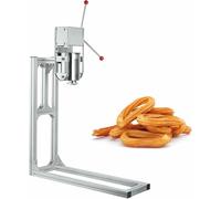 Churros Maker - Macchina manuale verticale in acciaio inox, con ripieno di panna e marmellata, per pasticceria e bar, ideale per uso professionale e dolcetti fatti in casa