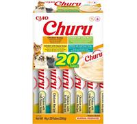 Churu Box - Snack Cremoso per Gatti 20x14 g - Varietà di pollo