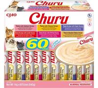 INABA Churu per gatti - gusti misti con tonno 60x14g