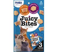 Churu Juicy Bites per Gatti 3 x 11,3 g - Aroma di capesante e di granchio