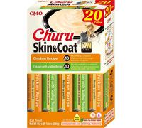 Churu Skin & Coat Snack per Gatti Multipack al Pollo 20x14g Snack Morbido