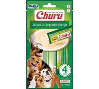 INABA Churu Chicken with vegetables 4x14g pollo con verdure per cani