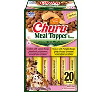Churu Snack Cremoso per Cani - Meal Topper 20 x 14 g - Pollo con salmone & pollo con zucca