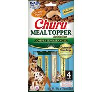 INABA Dog Meal Topper Chicken Cheese 4x14 g