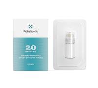 CHUSE Hydra. Needle 20 Pin Microneedling Derma Stamp lunghezza 1,5 mm senza siero per la cura anti-età della pelle, labbra, stimolazione della crescita dei capelli e della barba, materiale in titanio