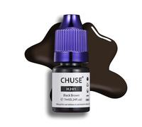 CHUSE Pigmenti liquidi per sopracciglia ibridi PMU 0,24 oz/7 ml (H201 Marrone nero)