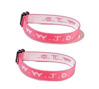 CHUU YUNG WWJD Braccialetti What would Jesus Do Braccialetto Lettera Corrispondente Amicizia Braccialetti intrecciati Inspirational Religioso Cristiano Braccialetto Protezione Gioielli per Donne