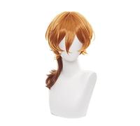 Chuya Nakahara Chuuya Wig Cosplay Costume Anime Bungo Stray Dogs Heat Resistant Synthetic Hair Role Play Wigs Peluca