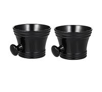 ChuYiElegance 2 Pezzi di Ciotola per Sapone Da Barba, Rasatura Liscia E Bagnata, Tazza Da Barba per Marito, Uomo E Padre
