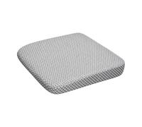 ChuYiElegance Cuscino Rialzasedile per Auto con Tessuto Ghiacciata E Superficie a d'Ape per Sollevare La Posizione Seduta Tragitti Quotidiani, Grigio