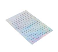 ChuYiElegance Numero Adesivi Rotondi Resistente All’usura Autoadesivi Etichette Digitali Riflettenti per Etichettatura Bottiglie Smalto Unghie Casa Scuola, numero da 001 a 160