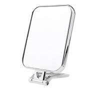 ChuYiElegance Specchio Ingrandente Specchio Trucco Specchio Bagno Specchio Pieghevole Superficie in Alta Definizione Adatto a Viaggi Casa Bagno Campeggio D, Argento