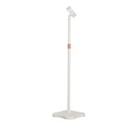 ChuYiElegance Supporto Asciugacapelli Regolabile Supporto Phon Supporto da Pavimento Porta Mani Libere con Tubo in Acciaio al Carbonio E Morsetto Orientabile Adatto , Bianco , 115-165cm