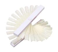 ChuYiElegance Supporto per Unghie a Forma di Ventaglio a Spirale Supporto per Unghie Stick per Nail Art, 24 consigli