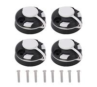 ChuyTrading Base di Montaggio a Stella per Pista per Kayak da 4 Pezzi, Base di Montaggio per Pista per Kayak, Design a Stella Rotonda con PVC e Materiale plastico, Installazione Semplice per