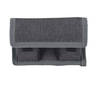ChuyTrading Borsa custodia per batterie della fotocamera con 2 alloggi per batterie e slot per schede di memoria, custodia in nylon resistente all’acqua per LP E6, E8, E12, E10, NP, FW50, EN,