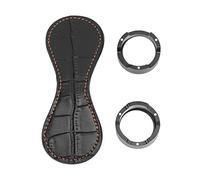 ChuyTrading Porta gessetto da Biliardo a Tasca Magnetico, Clip in Pelle per Gesso per Stecca da Pool, Accessorio da Snooker in Lega di Alluminio con Potente Magnete, Design Compatto per