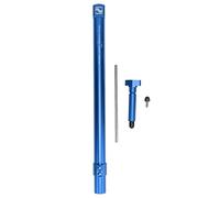 ChuyTrading Strumento per allineare il portaderrapaggio della bici, strumento per l'allineamento del deragliatore posteriore, chiave di correzione in lega di alluminio da 400 mm per riparazion (Blu)