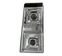 Chwqfuhf Blocchi fari anteriori auto 5010623619 5010623620 Per Magnum 1 Pezzo 24V Gruppo Faro LED Completo Compatibile(1pcs Left Chrome)