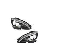 Chwqfuhf Proiettore Fanale Anteriore Per Benz W204 C200 C260 2007-2010 Gruppo Ottico Anteriore Automatico Aggiornamento Auto LED Lente Proiettore Ad Alta Configurazione(Original halogen)