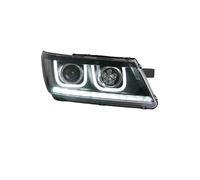 Chwqfuhf Proiettore Fanale Anteriore Per Dodge Journey 2009-2016 Fari Anteriori A LED Con DRL, Lenti Del Proiettore Dinamiche, 1 Coppia Di Gruppi Ottici A LED