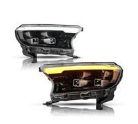 Chwqfuhf Proiettore Fanale Anteriore Per Ford Per Ranger/Everest 2015 2016 2017 2018 2019 2020 2021 Gruppo Ottico Anteriore A LED 2 Pezzi(2PCS RHD)