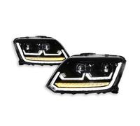 Chwqfuhf Proiettore Fanale Anteriore Per VW Per Amarok 2008-2020 Luci Di Stop Luci Diurne Fari Per Auto Modificati(LHD)