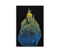 CHxdxge Dark Souls, 2 poster decorativi su tela, per soggiorno, camera da letto, decorazione da parete, per camera da letto, camera da letto, 20 x 30 pollici (50 x 75 cm)