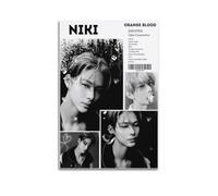 CHxdxge Enhypen Orange Blood Niki Art Poster decorativo da parete, per soggiorno, camera da letto, decorazione da parete, per camera da letto, 30 x 45 cm