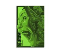 CHxdxge Horror Movie The Substance Art, stampa su tela, per soggiorno, stampe, decorazione moderna per la casa, 60 x 90 cm