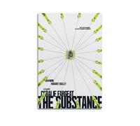 CHxdxge Horror Movie The Substance Wall Art, stampa su tela, per soggiorno, stampe, decorazione moderna per la casa, 40 x 60 cm