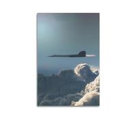 CHxdxge SR 71 Blackbird Lockheed Poster decorativo da parete, per soggiorno, camera da letto, decorazione moderna per la camera da letto, 20 x 30 cm