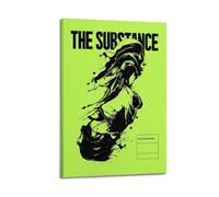 CHxdxge The Substance Horror Movie Art, poster su tela, per soggiorno, stampe, decorazione moderna per la casa, 50 x 75 cm