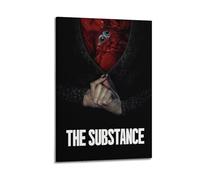 CHxdxge The Substance Horror Movie Wall Art - Poster su tela, per soggiorno, stampe, decorazione moderna per la casa, 40 x 60 cm