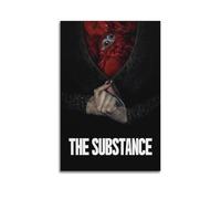 CHxdxge The Substance Horror Movie Wall Art - Poster su tela, per soggiorno, stampe, decorazione moderna per la casa, 40 x 60 cm