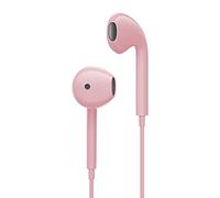 CHXINGCHEN Auricolari in-ear cablati con microfono, rosa | Cuffie con isolamento acustico da 3,5 mm per Samsung, iPhone, Android, iPad, tablet e altri dispositivi audio con jack da 3,5