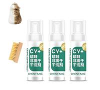 Chyang Active Foam Sneaker Cleaner Set Rich Foam & Deep Clean No-Rinse Convenience Premature Aging for Shoes (3PCS)