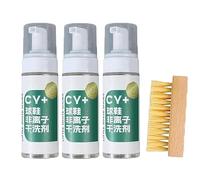 Chyang Active Foam Sneaker Cleaner Set, Sneaker Foam Cleaner, No-Rinse Convenience, With Cleaning Brush, Deep Clean, Reduce Aging (3Pcs)