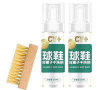 Chyang Active Foam Sneaker Cleaner Set, White Shoe Cleaner Sneakers Kit, Rich Foam, Strong cleaning power (2 pcs)