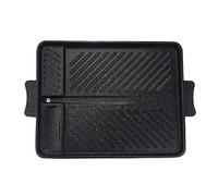CHYIR Stile coreano antiaderente senza fumo rettangolare Grill Pan Teglia Barbecue Piastra Calda per Indoor Outdoor BBQ