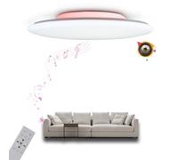chysongoods-ALS Plafoniera musicale LED con altoparlante Bluetooth 50cm 48W controllo vocale/APP Compatibile con Alexa/GoogleHome Cambia colore Back-RGB Regolazione colore dimmerabile con telecomando