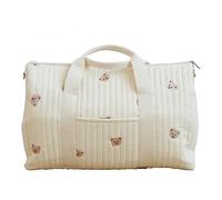 Chyuan Borsa maternità per neonati Pannolino materno Mamma Borsa trapuntata ppy maternità Packs Toilette Bagage Bag Mamma Viaggio Tote Bear-6-Taglia unica