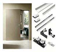 CHZDPP Kit di ferramenta per Porte “Ghost”, Binario Invisibile per Porte